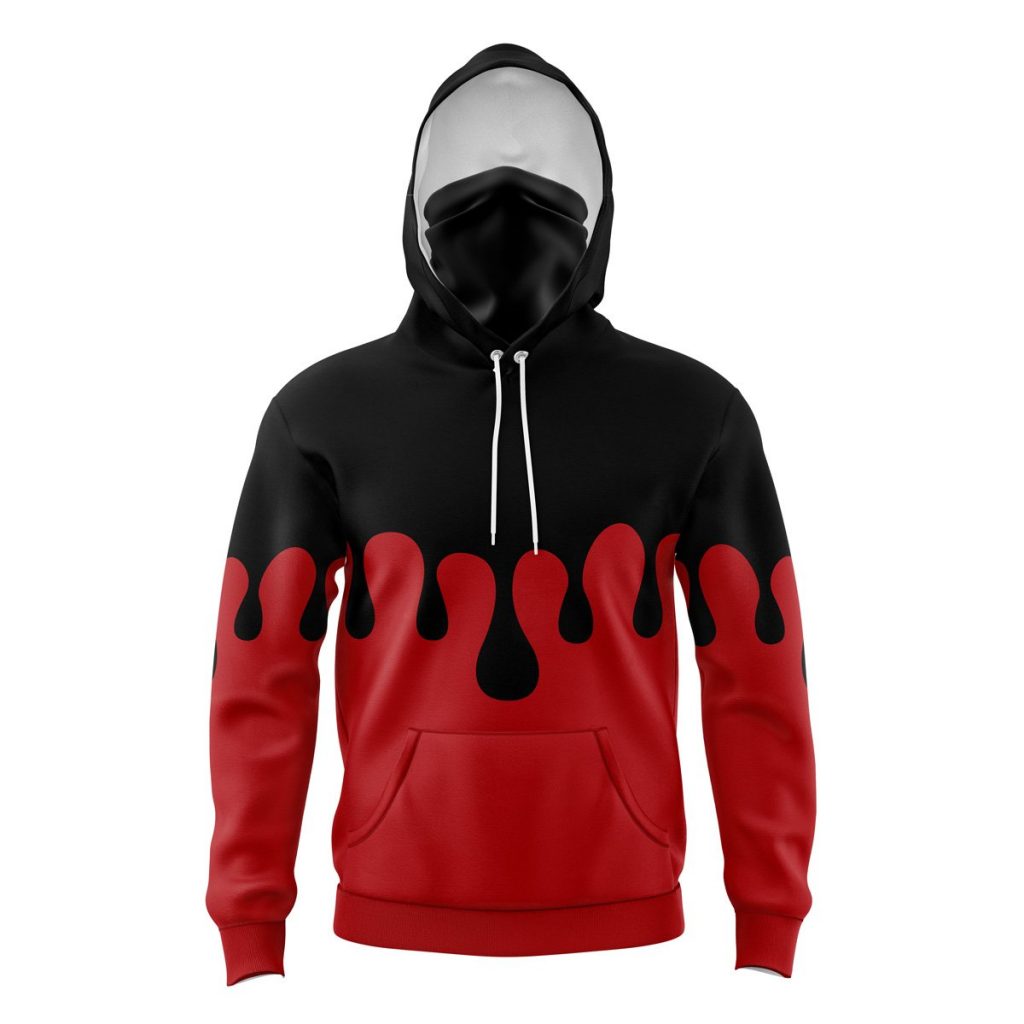 Masked Hoodie Front Mockup 24 - Demon Slayer Store