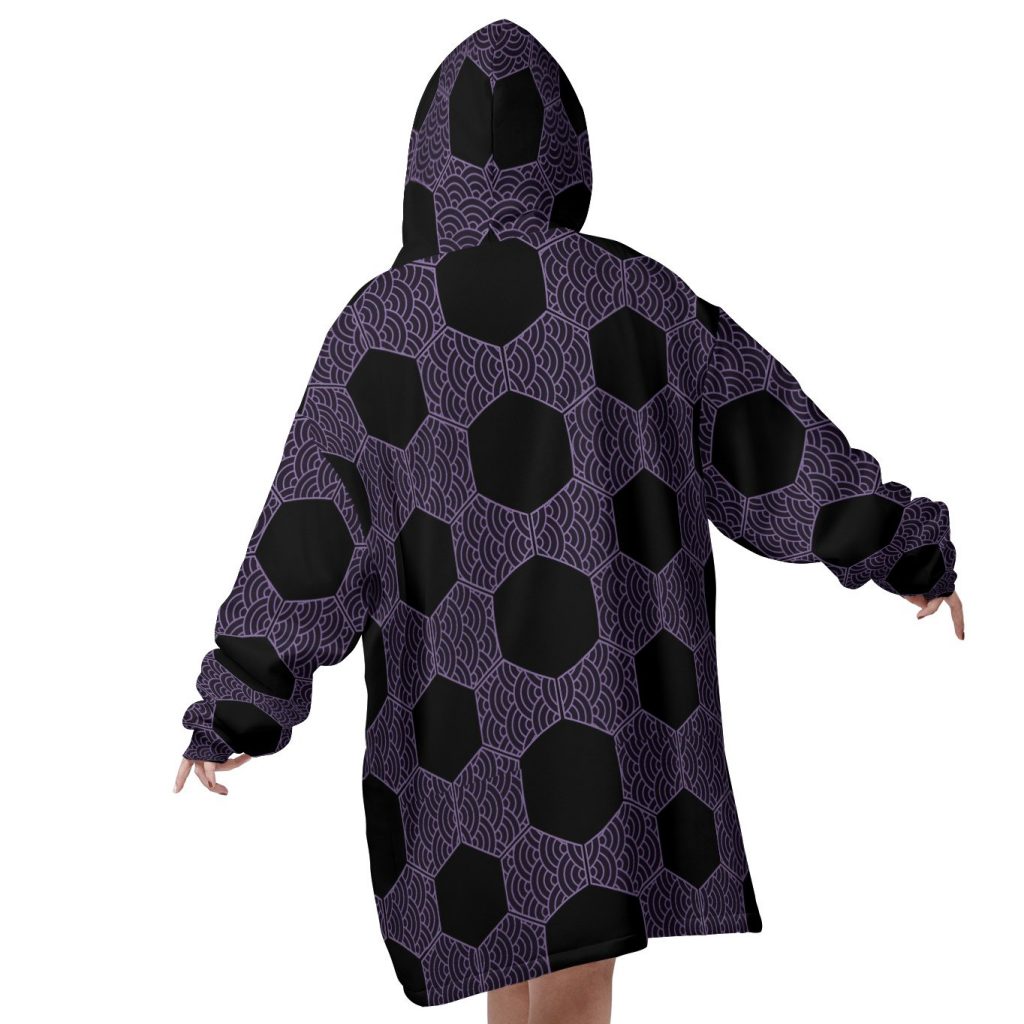 Mockup Blanket Hoodie back 2 - Demon Slayer Store