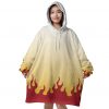 Mockup Blanket Hoodie front 66 - Demon Slayer Store