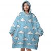 Mockup Blanket Hoodie front 68 - Demon Slayer Store