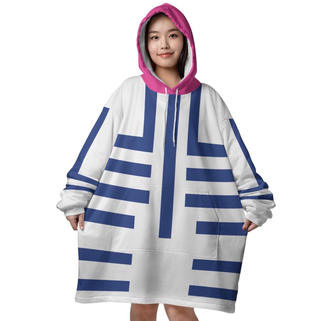 Mockup Blanket Hoodie front 7 - Demon Slayer Store