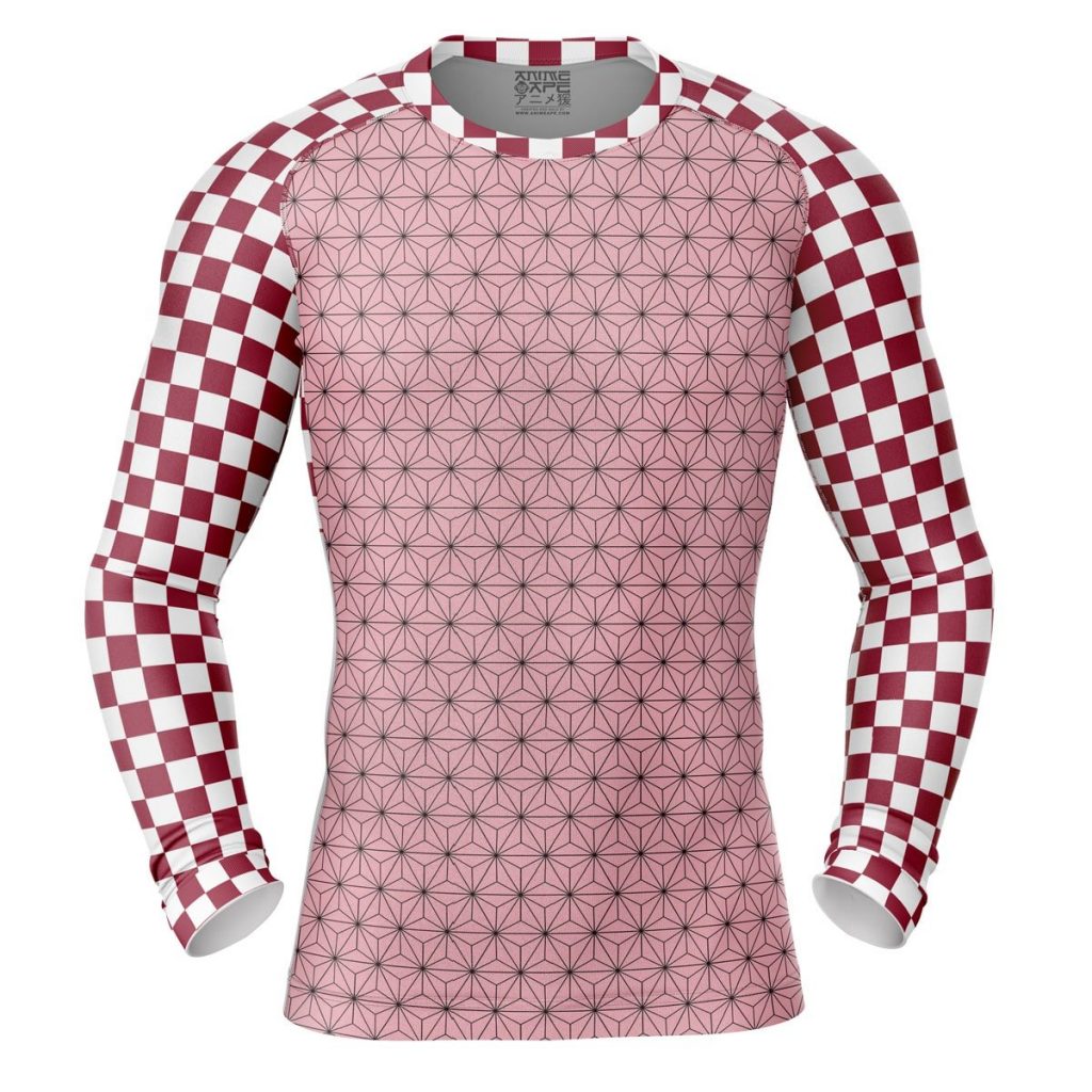 Nezuko Compression Shirt Rash Guard front - Demon Slayer Store