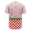 Nezuko Kamado DS AOP Baseball Jersey BACK Mockup - Demon Slayer Store