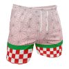 Nezuko Kamado DS Template Gym Short F SIDE Mockup - Demon Slayer Store