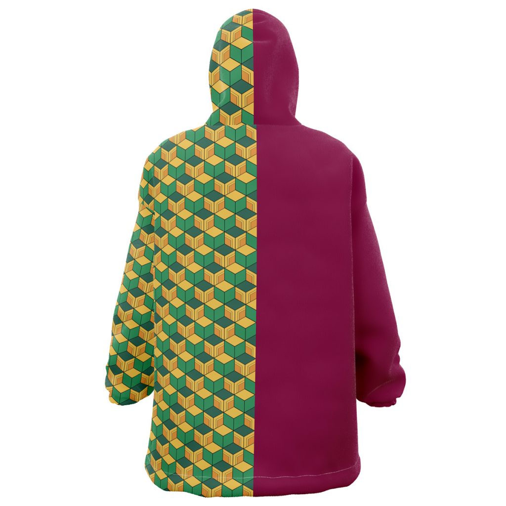 Oodie Oversized Blanket Hoodie back 12 - Demon Slayer Store