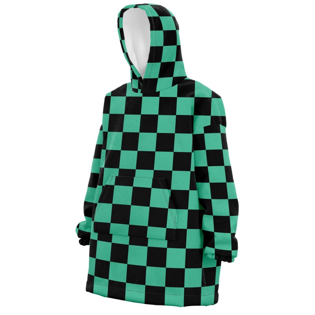 Oodie Oversized Blanket Hoodie front left 18 - Demon Slayer Store