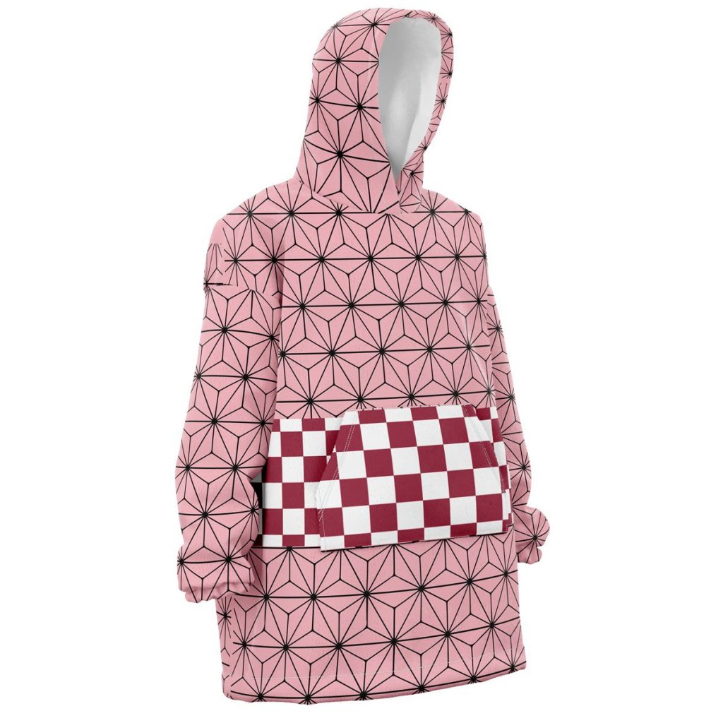 Oodie Oversized Blanket Hoodie front right 15 - Demon Slayer Store