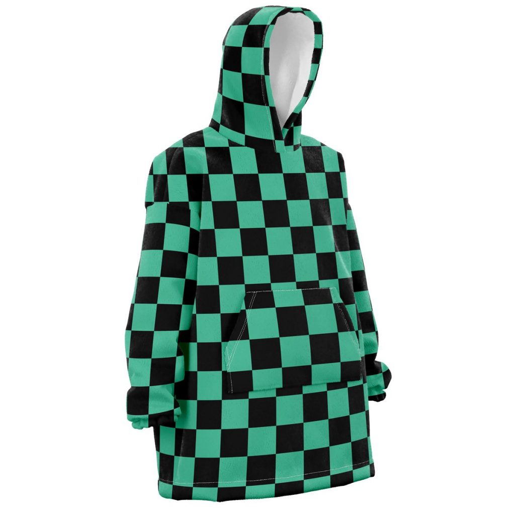 Oodie Oversized Blanket Hoodie front right 18 - Demon Slayer Store