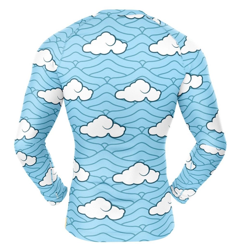 Sakonji Compression Shirt Rash Guard back - Demon Slayer Store