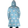 Sakonji Urokodaki Demon Slayer AOP Hooded Cloak Coat BACK Mockup - Demon Slayer Store