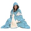 Sakonji Urokodaki Demon Slayer Hooded Blanket FRONT Mockup - Demon Slayer Store