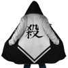 Shinazugawa Sanemi Demon Slayer AOP Hooded Cloak Coat MAIN Mockup - Demon Slayer Store