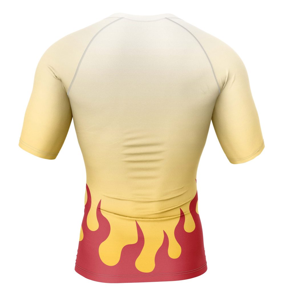 Short Sleeve Rash Guard back 5 scaled 1 - Demon Slayer Store