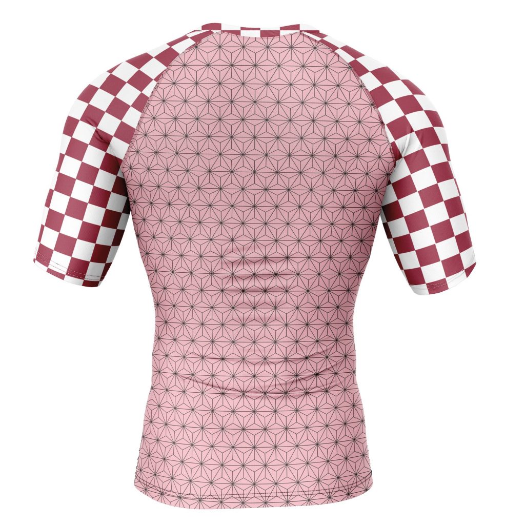Short Sleeve Rash Guard back 6 - Demon Slayer Store