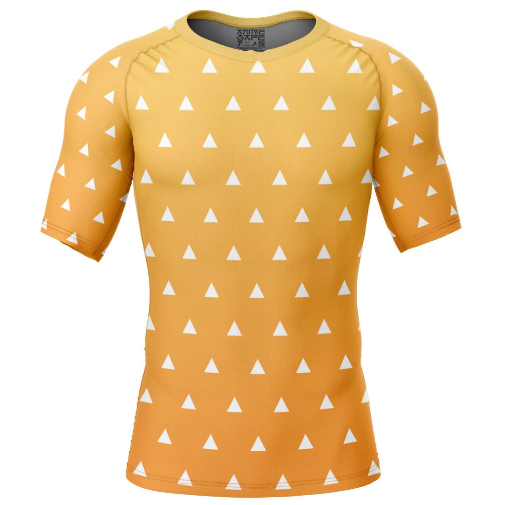 Short Sleeve Rash Guard front 10 scaled 1 - Demon Slayer Store