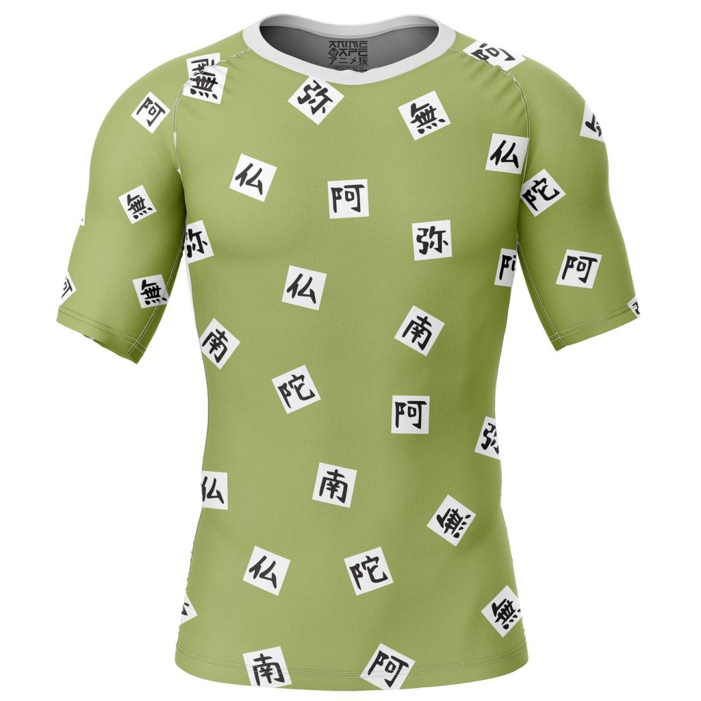 Short Sleeve Rash Guard front 3 scaled 1 - Demon Slayer Store