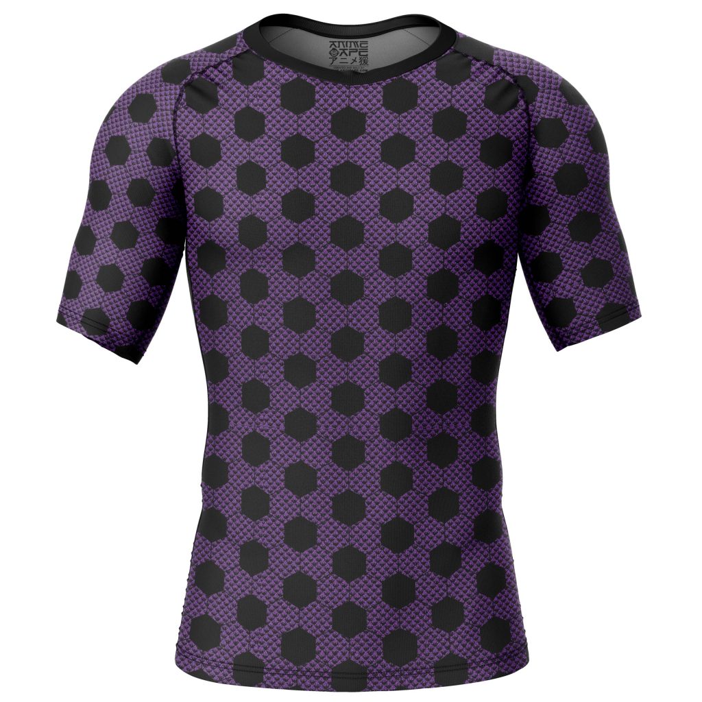 Short Sleeve Rash Guard front 4 scaled 1 - Demon Slayer Store