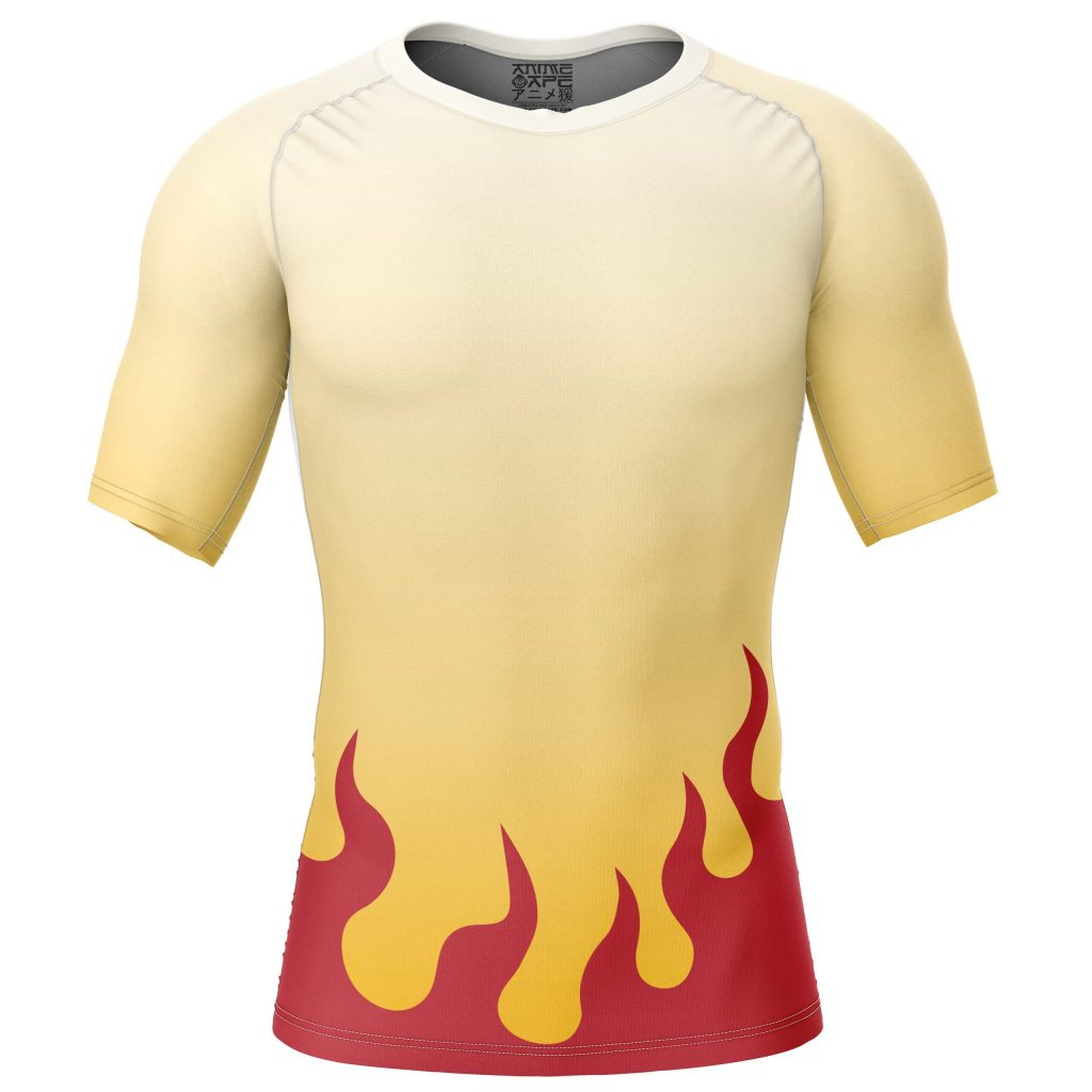 Short Sleeve Rash Guard front 5 scaled 1 - Demon Slayer Store