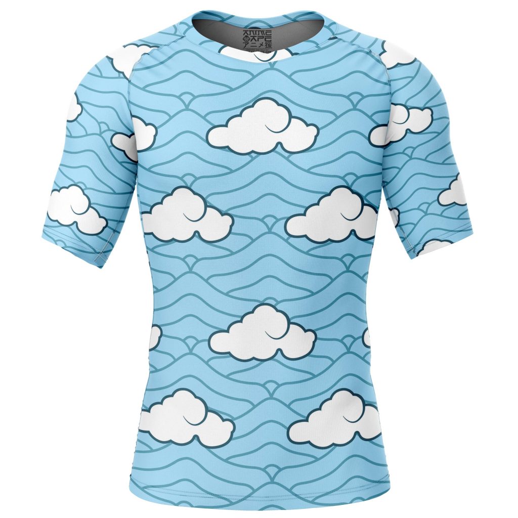 Short Sleeve Rash Guard front 8 scaled 1 - Demon Slayer Store