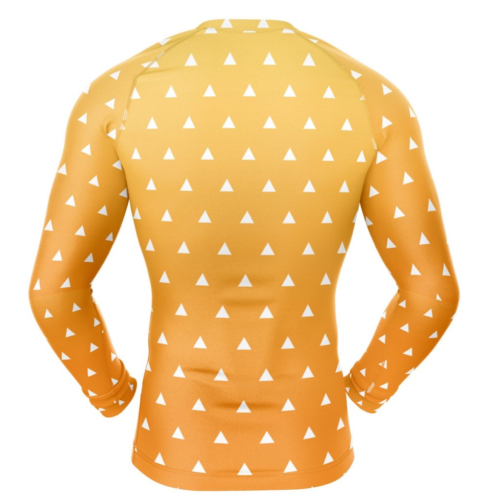 Tanjiro Compression Shirt Rash Guard back 1 - Demon Slayer Store
