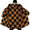 Tanjiro Kamado Demon Slayer AOP Hooded Cloak Coat NO HOOD Mockup 1 - Demon Slayer Store