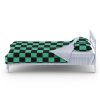 Tanjiro Kamado Demon Slayer Bedding Set Side Mockup - Demon Slayer Store