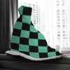 Tanjiro Kamado Demon Slayer Hooded Blanket BACK Mockup - Demon Slayer Store