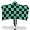 Tanjiro Kamado Demon Slayer Hooded Blanket MAIN Mockup - Demon Slayer Store