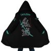 Tanjiro Kamado Samurai DS AOP Hooded Cloak Coat MAIN Mockup - Demon Slayer Store