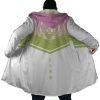 The Love Hashira Demon Slayer AOP Hooded Cloak Coat NO HOOD Mockup - Demon Slayer Store