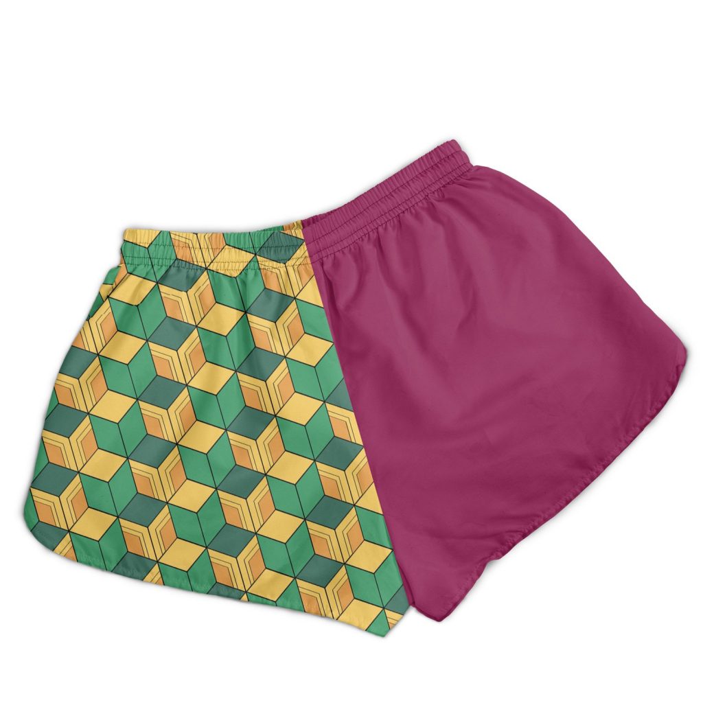 Womens Board Shorts back 12 - Demon Slayer Store