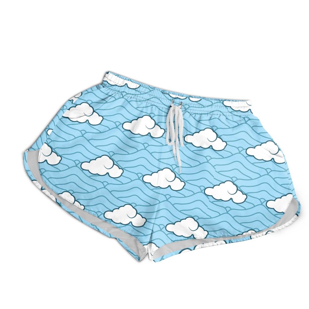 Womens Board Shorts front 17 - Demon Slayer Store