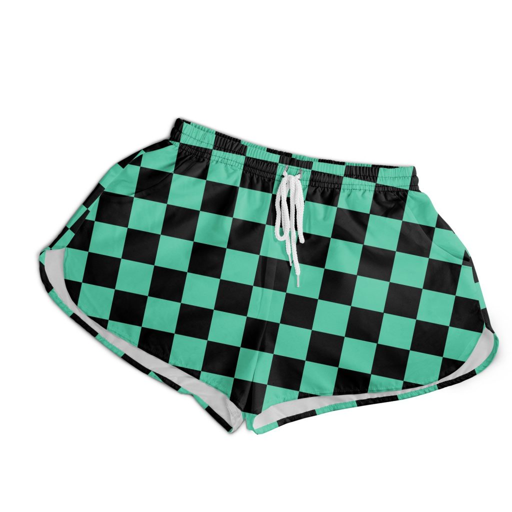 Womens Board Shorts front 19 - Demon Slayer Store