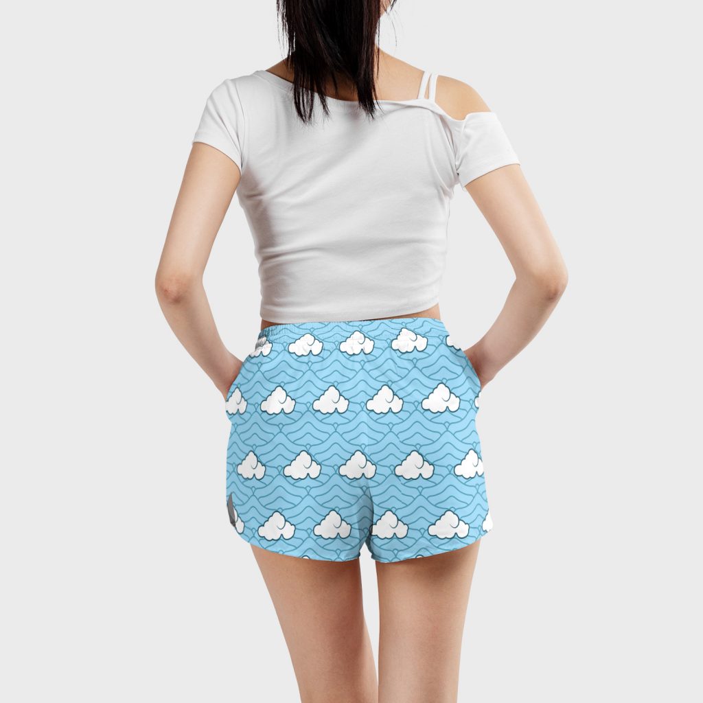 Womens Board Shorts human mockup back 17 - Demon Slayer Store