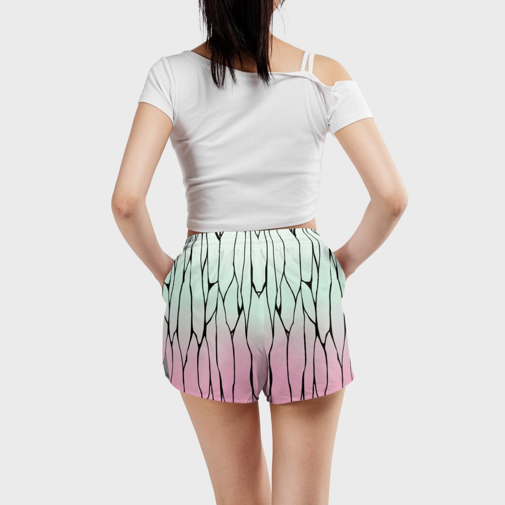 Womens Board Shorts human mockup back 18 - Demon Slayer Store