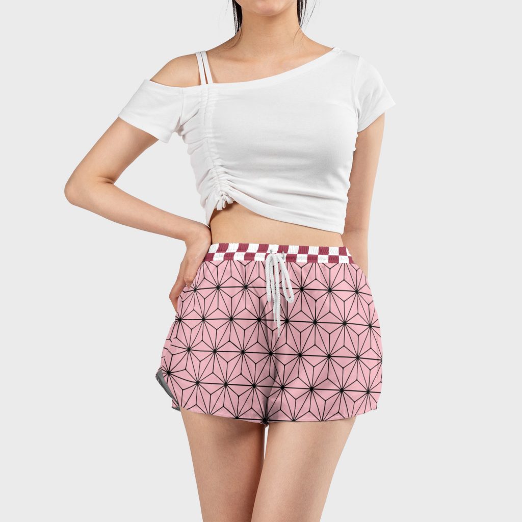 Womens Board Shorts human mockup pose 15 - Demon Slayer Store