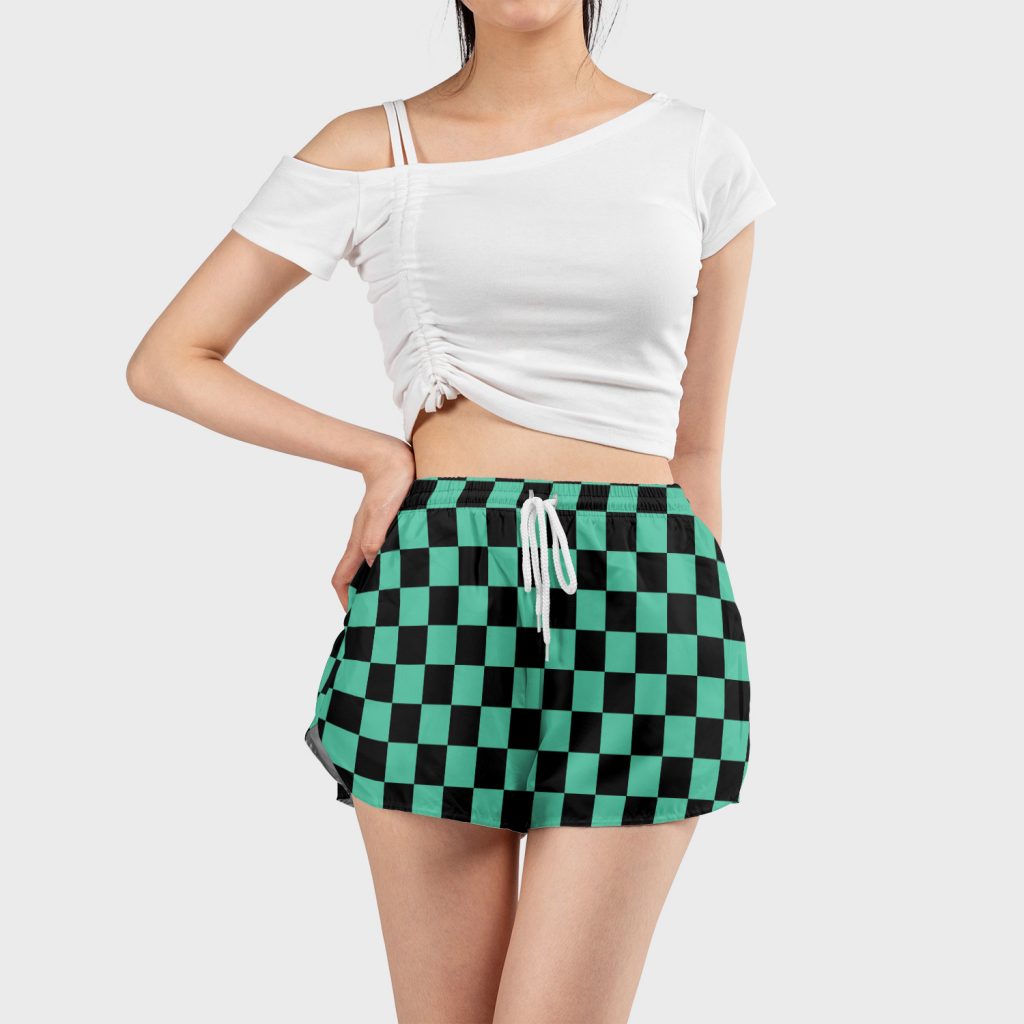 Womens Board Shorts human mockup pose 19 - Demon Slayer Store