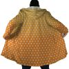 Zenitsu Agatsuma Demon Slayer AOP Hooded Cloak Coat NO HOOD Mockup - Demon Slayer Store