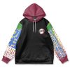 giyu Flat Hoodie front 1 - Demon Slayer Store