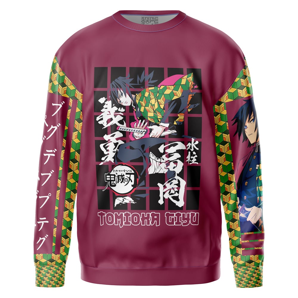 giyu Sweatshirt Front - Demon Slayer Store