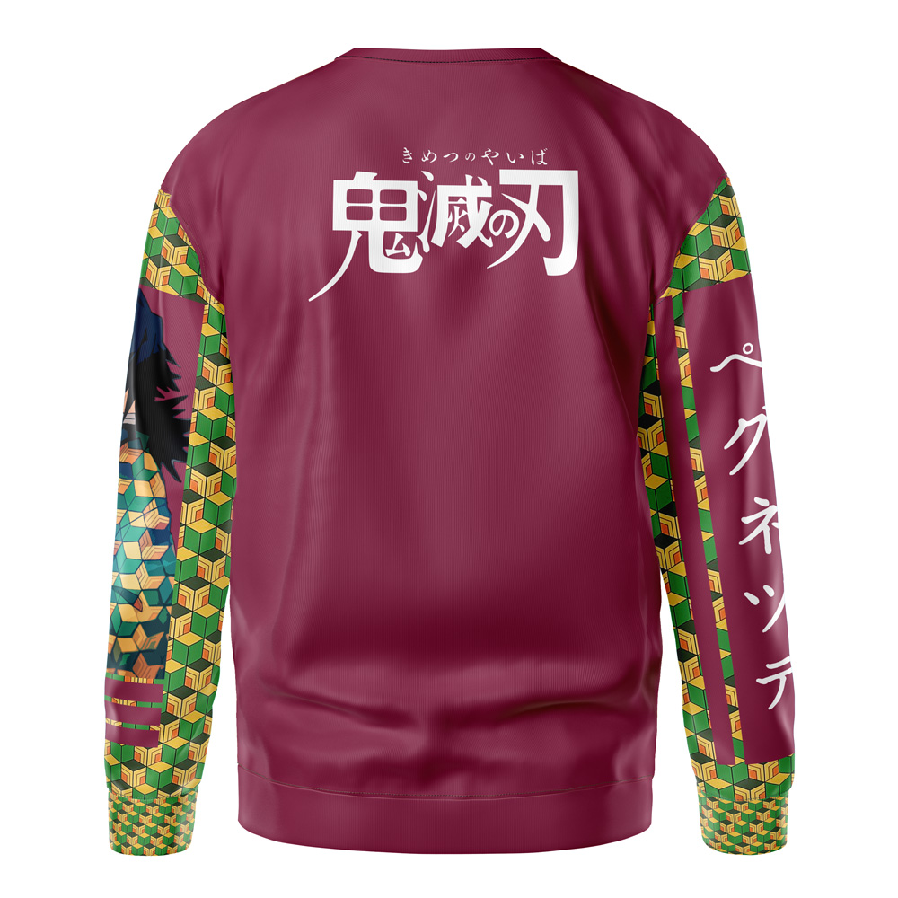 giyu Sweatshirt back - Demon Slayer Store