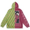 giyuhaori Flat Hoodie back - Demon Slayer Store