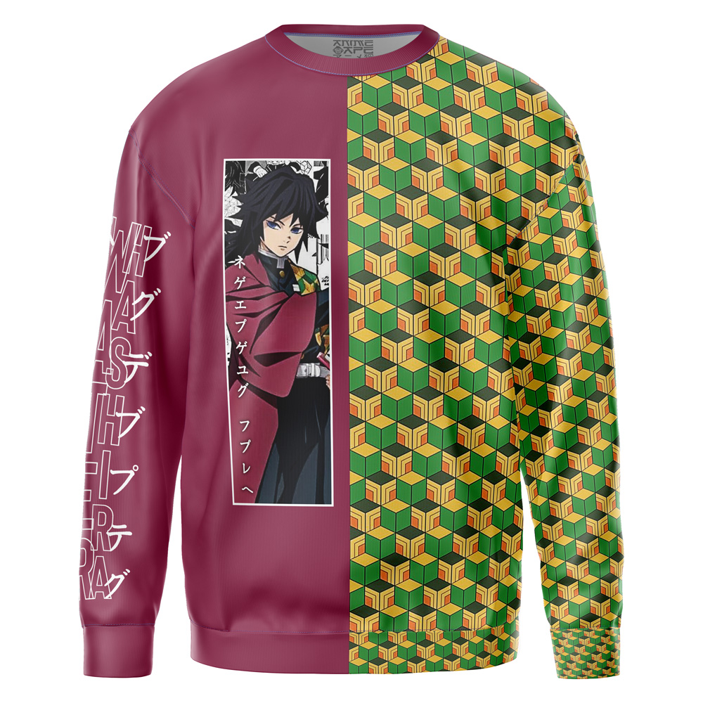 giyuhaori Sweatshirt Front - Demon Slayer Store