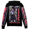 kokushibo Zip Hoodie Back Mockup - Demon Slayer Store