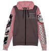 nezuko Zip Hoodie Front Mockup - Demon Slayer Store