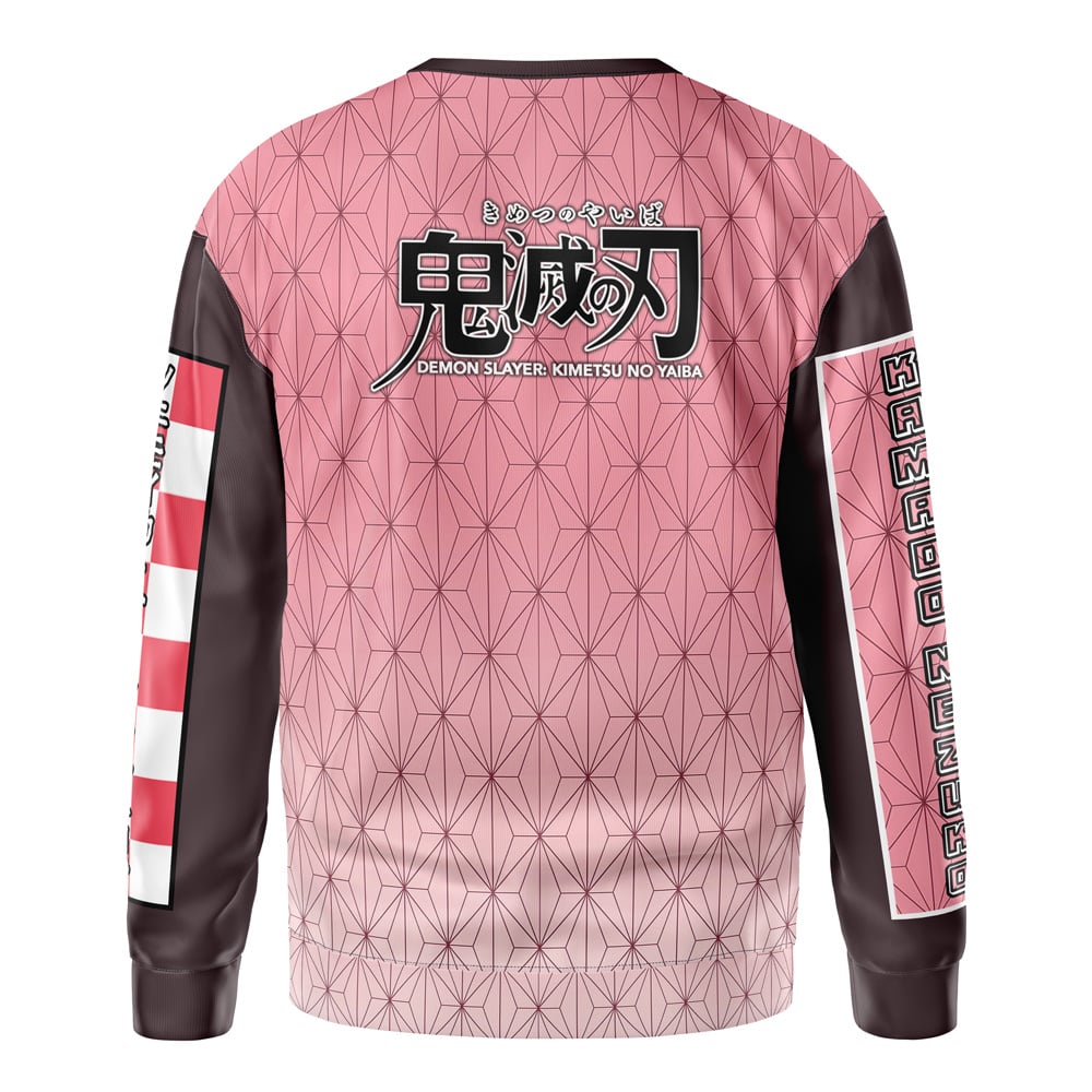 nezukohaori Sweatshirt back - Demon Slayer Store