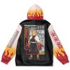 rengoku Flat Hoodie back - Demon Slayer Store