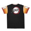 rengoku Streetwear T Shirt Back 1 - Demon Slayer Store
