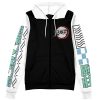 sanemi Zip Hoodie Front Mockup - Demon Slayer Store