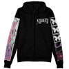 shinobu Zip Hoodie Front Mockup - Demon Slayer Store